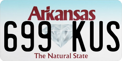 AR license plate 699KUS