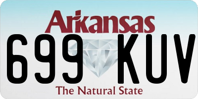 AR license plate 699KUV