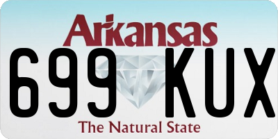 AR license plate 699KUX
