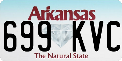 AR license plate 699KVC