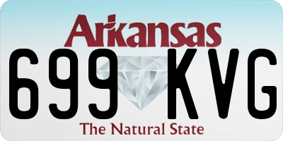AR license plate 699KVG