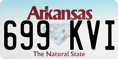 AR license plate 699KVI