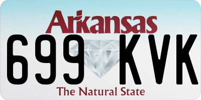 AR license plate 699KVK