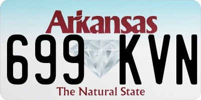 AR license plate 699KVN