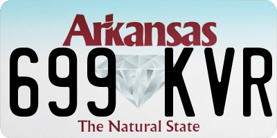 AR license plate 699KVR