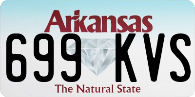 AR license plate 699KVS