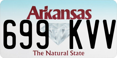 AR license plate 699KVV