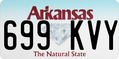 AR license plate 699KVY