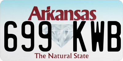 AR license plate 699KWB