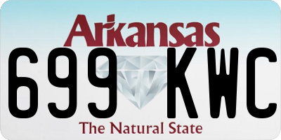 AR license plate 699KWC