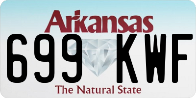 AR license plate 699KWF