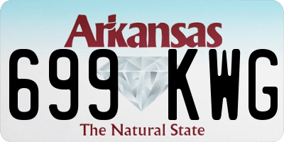 AR license plate 699KWG