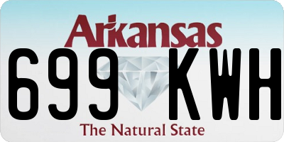 AR license plate 699KWH