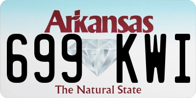 AR license plate 699KWI