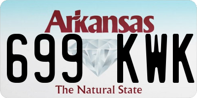 AR license plate 699KWK