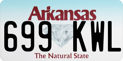 AR license plate 699KWL