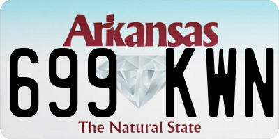 AR license plate 699KWN