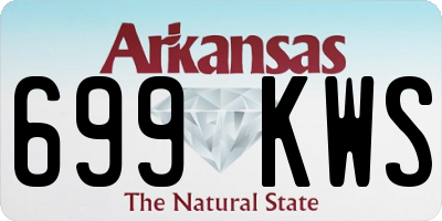 AR license plate 699KWS