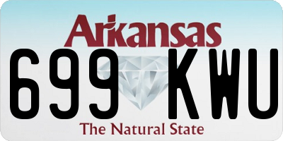 AR license plate 699KWU