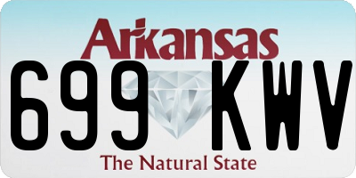 AR license plate 699KWV