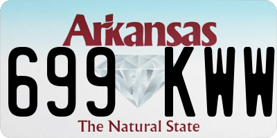AR license plate 699KWW