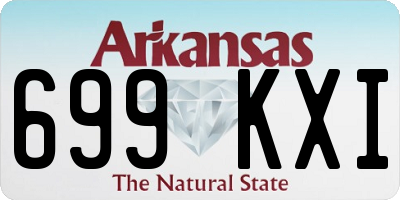 AR license plate 699KXI