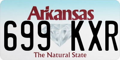 AR license plate 699KXR