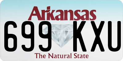 AR license plate 699KXU
