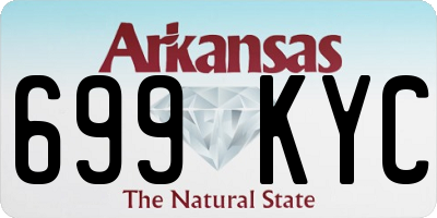 AR license plate 699KYC