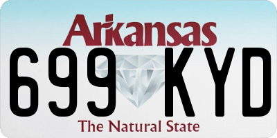 AR license plate 699KYD