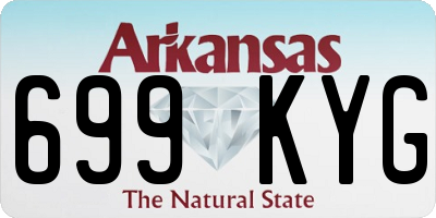 AR license plate 699KYG
