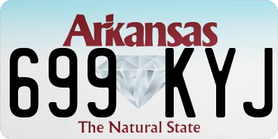 AR license plate 699KYJ