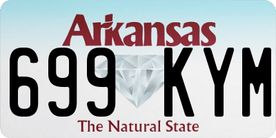 AR license plate 699KYM
