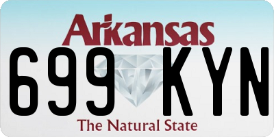 AR license plate 699KYN
