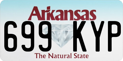 AR license plate 699KYP