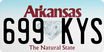 AR license plate 699KYS