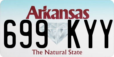 AR license plate 699KYY