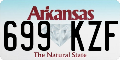 AR license plate 699KZF