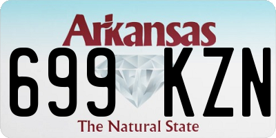 AR license plate 699KZN