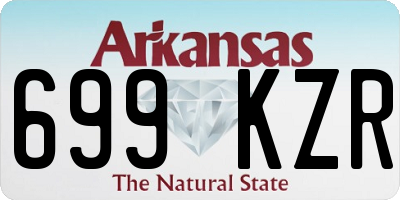 AR license plate 699KZR