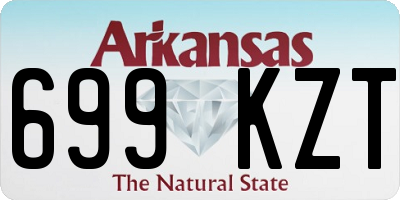 AR license plate 699KZT