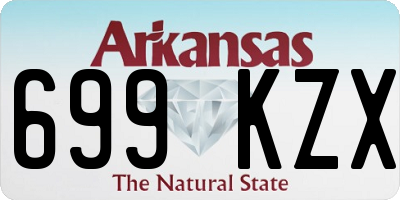 AR license plate 699KZX