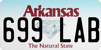 AR license plate 699LAB