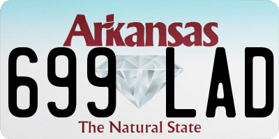 AR license plate 699LAD