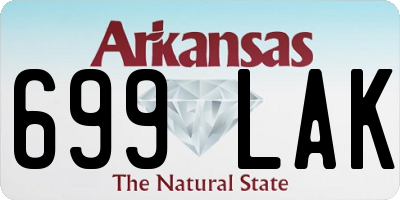 AR license plate 699LAK