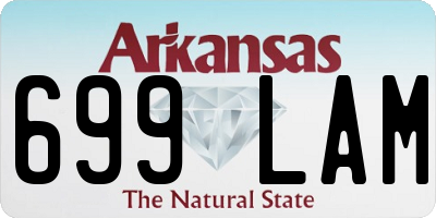AR license plate 699LAM