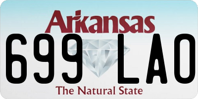AR license plate 699LAO