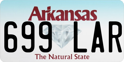 AR license plate 699LAR