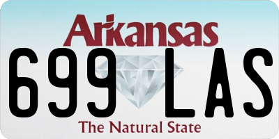AR license plate 699LAS