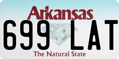 AR license plate 699LAT